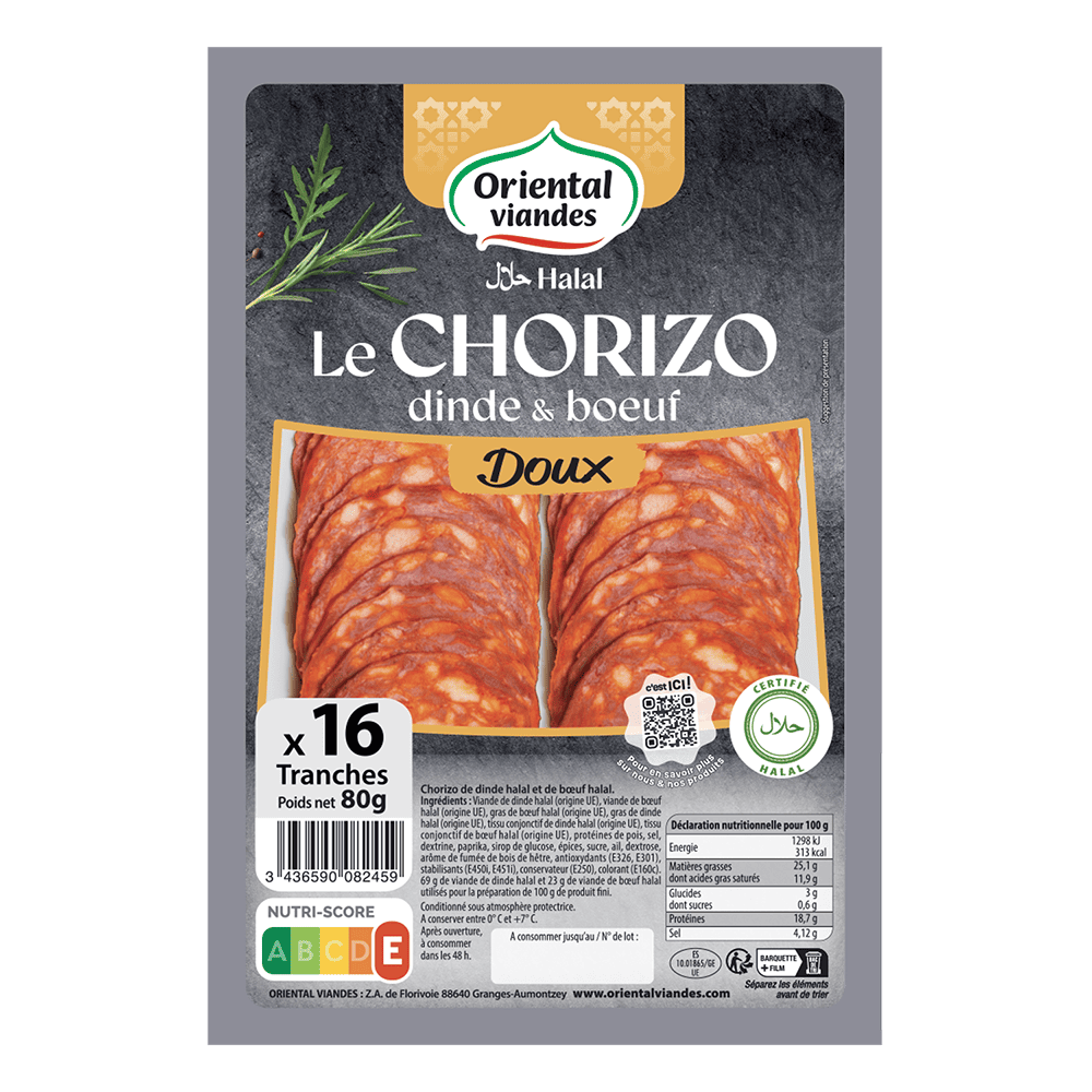 oriental-viandes-chorizo-doux-de-dinde-tranche-halal
